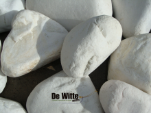 Carrara wit keien zijn gemarmerde keien, de meest witte in zijn soort maat 250-400
