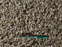Gele jura 4/8 mm is een zachtgeel gekleurd grind van gebroken gesteente